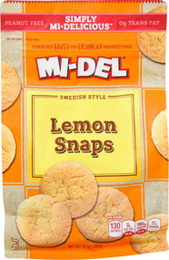 3 PACK of Mi-Del Swedish Style Cookies Lemon Snaps -- 10 oz