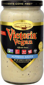 3 PACK of Victoria Vegan Alfredo Sauce Original -- 18 oz