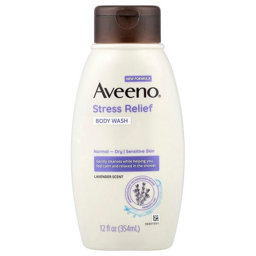 <img alt="Aveeno, Stress Relief Body Wash, For Normal to Dry Skin, Lavender, 12 fl oz (354 ml)" title="Aveeno, Stress Relief Body Wash, For Normal to Dry Skin, Lavender, 12 fl oz (354 ml),381370039556"