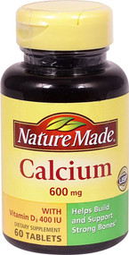 3 PACK of Nature Made Calcium Plus Vitamin D3 -- 600 mg - 60 Syrup