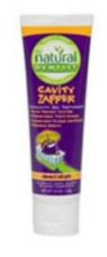 3 PACK of The Natural Dentist Kids Cavity Zapper Fluoride Gel Toothpaste Not Yucky Grape -- 5 oz
