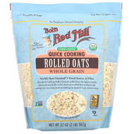 <img alt="Bobs Red Mill, Organic, Quick Cooking Rolled Oats, Whole Grain, 32 oz (907 g)" title="Bobs Red Mill, Organic, Quick Cooking Rolled Oats, Whole Grain, 32 oz (907 g),039978039538"