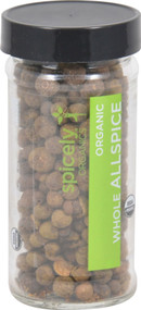 3 PACK of Spicely Organics Allspice Whole Jar -- 1.3 oz