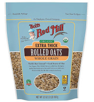 Bob's Red Mill, Organic, Extra Thick Rolled Oats, Whole Grain, 32 oz (907 g)