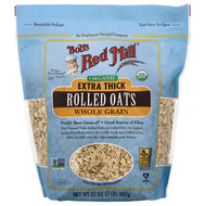 <img alt="Bobs Red Mill, Organic Extra Thick Rolled Oats, Whole Grain, 32 oz (907 g)" title="Bobs Red Mill, Organic Extra Thick Rolled Oats, Whole Grain, 32 oz (907 g),039978039545"