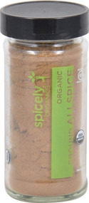 3 PACK of Spicely Organics Allspice Ground Jar -- 1.6 oz