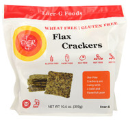 3 PACK of Ener-G Flax Crackers Gluten Free -- 10.6 oz