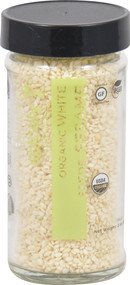 3 PACK of Spicely Organics White Sesame Seeds Jar -- 2 oz