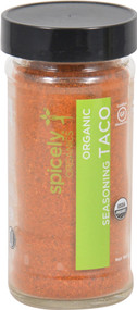 3 PACK of Spicely Organics Taco Seasoning Jar -- 1.8 oz