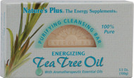 3 PACK of Natures Plus Purifying Cleansing Bar Energizing Tea Tree Oil -- 3.5 oz