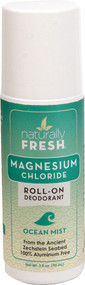 3 PACK of Zola Naturals Magnesium Roll-On Deodorant Ocean Mist -- 3 fl oz