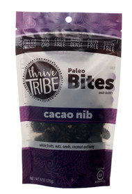 3 PACK of Thrive Tribe Bites Paleo Snack Clusters Gluten Free Cacao Nibs -- 6 oz