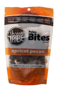 3 PACK of Thrive Tribe Bites Paleo Snack Clusters Gluten Free Apricot Pecan -- 6 oz