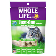 3 PACK of Whole Life Pet Just One Ingredient Whole Food Cat Treats Pure Cod Fillet -- 1 oz