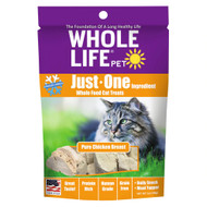 3 PACK of Whole Life Pet Just One Ingredient Whole Food Cat Treats Pure Chicken Breast -- 1 oz
