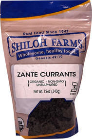 3 PACK of Shiloh Farms Organic Zante Currants -- 12 oz