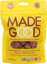 3 PACK of MadeGood Granola Minis Chocolate Banana -- 3.5 oz