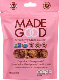 3 PACK of MadeGood Granola Minis Strawberry -- 3.5 oz