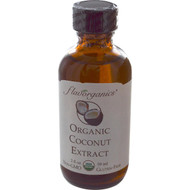 3 PACK of Flavorganics Organic Coconut Extract -- 2 fl oz