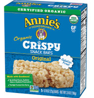 3 PACK of Annies Homegrown Organic Crispy Snack Bars Original -- 5 Bars