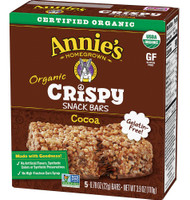 3 PACK of Annies Homegrown Organic Crispy Snack Bars -- 5 Bars