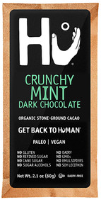 3 PACK OF Hu, Crunchy Mint Dark Chocolate, 2.1 oz (60 g),Hu, Crunchy Mint Dark Chocolate, 2.1 oz (60 g)