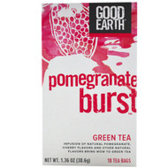 3 PACK of Good Earth Green Tea Pomegranate Burst -- 18 Tea Bags