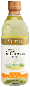 3 PACK of Spectrum Naturals High Heat Safflower Oil -- 16 fl oz