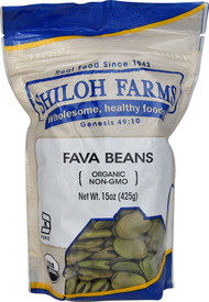 3 PACK of Shiloh Farms Organic Fava Beans -- 15 oz