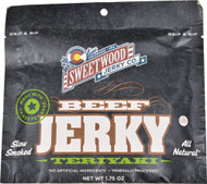 3 PACK of Sweetwood Beef Jerky Grass Fed Gluten Free Teriyaki -- 1.75 oz