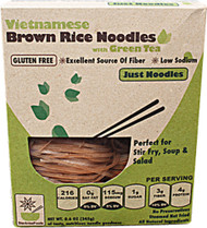 3 PACK of Star Anise Foods Vietnamese Brown Rice Noodles with Organic Green Tea -- 8.6 oz