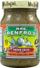 3 PACK of Mrs. Renfros Gourmet Salsas Jalapeno Green Salsa -- 16 oz