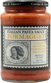 3 PACK of Cucina & Amore Italian Pasta Sauce Formaggio Tomato, Ricotta & Parmigiano Reggiano -- 16.8 oz