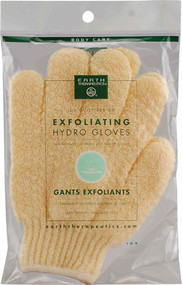 3 PACK of Earth Health-promotings Exfoliating Hydro Gloves Natural -- 1 Pair