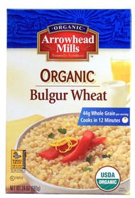 3 PACK of Arrowhead Mills Organic Bulgur Wheat -- 24 oz