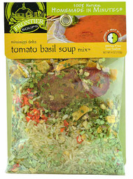 3 PACK of Frontier Soups Homemade In Minutes Mississippi Delta Tomato Basil Soup Mix -- 4 oz