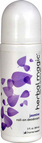 3 PACK of Home Health, Herbal Magic, Roll-On Deodorant, Jasmine, 3 fl oz (88 ml)