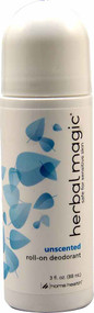 3 PACK of Home Health, Herbal Magic, Roll-On Deodorant, Unscented, 3 fl oz (88 ml)