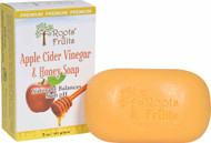 3 PACK of Roots & Fruits Bar Soap Apple Cider Vinegar & Honey -- 5 oz