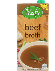 3 PACK of Pacific Foods Broth Beef -- 32 fl oz