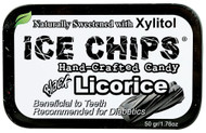 3 PACK of Ice Chips Hand Crafted Candy Tin Black Licorice -- 1.76 oz