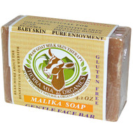 Tierra Mia Organics, Raw Goat Milk Skin Therapy, Face Bar, Malika, 3.8 oz (Discontinued Item)