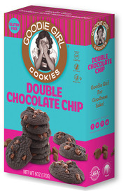 3 PACK of Goodie Girl Gluten Free Cookies Double Chocolate Chip -- 6 oz