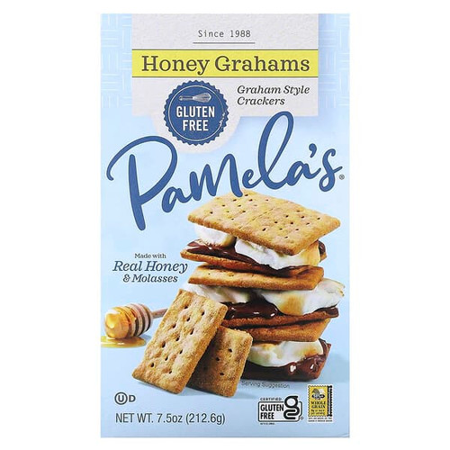 <img alt="Pamelas Products, Honey Grahams, 7.5 oz (212.6 g)" title="Pamelas Products, Honey Grahams, 7.5 oz (212.6 g),093709620013"