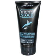 3 PACK of Aubrey Organics, Men's Stock, Shave Cream, City Rhythms, 6 fl oz (177 ml)