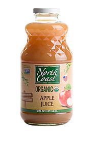 3 PACK of North Coast Organic Apple Juice -- 32 fl oz