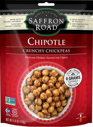 3 PACK of Saffron Road Crunchy Chickpeas Gluten Free Chipotle -- 6 oz