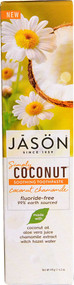 3 PACK of Jason Simply Coconut Soothing Toothpaste Coconut Chamomile -- 4.2 oz
