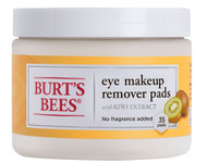 3 PACK of Burts Bees Eye Makeup Remover Pads -- 35 Pads