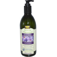 3 PACK of Avalon Organics, Glycerin Hand Soap, Nourishing Lavender, 12 fl oz (355 ml)